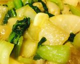 旨い！牡蠣とチンゲン菜のバター醬油炒め♬作り方8写真