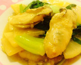 旨い！牡蠣とチンゲン菜のバター醬油炒め♬作り方9写真