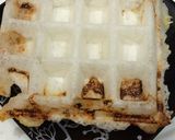 余ったお餅で★ケチャップチーズモッフル作り方4写真