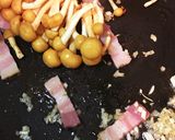 なめこと☆ベーコンの炒め物作り方7写真
