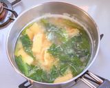 小松菜と油揚げ・じゃがいもの味噌汁作り方4写真