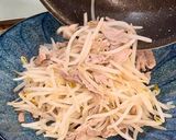 【楽めし】もやしのとん平焼き（包まない）作り方2写真