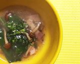 炒めなめこと☆ベーコンのとろみスープ作り方6写真