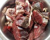 Oku-musashi鹿脛肉の赤ワイン煮作り方1写真