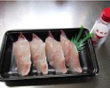 シイラの塩ゆで味ぽんで作り方1写真