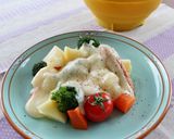 レンジでとろ～ん！おもちラクレット風作り方8写真