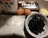 黒豆入り、バレンタインチョコレートケーキ作り方1写真