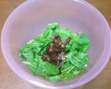 サラダほうれん草とベーコンのサラダ作り方7写真
