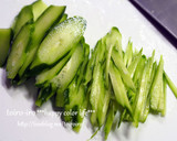 もやしとキュウリとハムの中華風酢の物作り方1写真