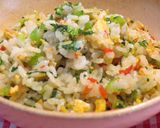 青菜チャーハン作り方6写真