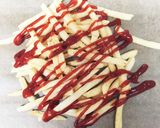 フライドポテト チーズ焼き 節約料理作り方2写真