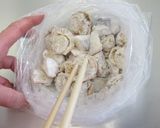 ほたてとタコのオリーブオイル炒め作り方1写真