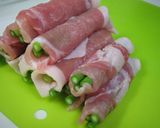 にんにく風味☆にんにくの芽の豚巻き作り方1写真