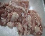 大根と鶏肉の煮物・コチジャン風味作り方1写真