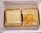 厚切りハムとキャベツ☆ホットサンド作り方3写真