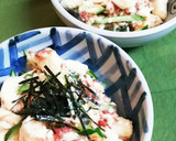 簡単♪たたき長芋ときゅうりの梅肉和え作り方4写真