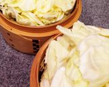 超快便♪せいろ蒸し.キャベツ豚肉のっけ作り方1写真