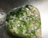 七草アレンジ〜おにぎり作り方4写真