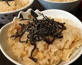 シンプル☆貝柱（あこや貝）炊き込みご飯♡作り方9写真