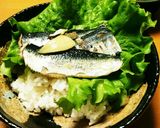 節約❢簡単❢めちゃうまオイルサーディン丼作り方5写真