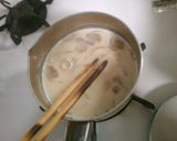簡単♪豆腐と鶏のハンバーグ！ミルクソース作り方5写真