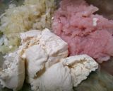 簡単♪豆腐と鶏のハンバーグ！ミルクソース作り方6写真