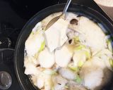 もちもち♪とろろ芋団子汁☆味噌仕立て作り方3写真