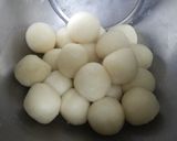豆腐白玉チョコぜんざい作り方4写真