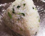 七草アレンジ〜おにぎり作り方5写真