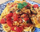 濃厚☆牡蠣のトマトソースパスタ作り方10写真