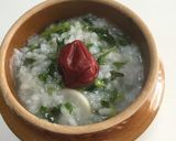 釜めしの釜で1人分の七草がゆ作り方8写真