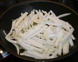簡単！とんかつソースでとろとろ白菜(芯)作り方2写真