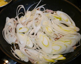 簡単!ネギと春菊の焦がし醬油炒め作り方5写真