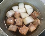 味が染み込む豚バラ肉と大根の煮込み作り方6写真