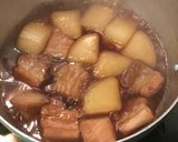 味が染み込む豚バラ肉と大根の煮込み作り方9写真
