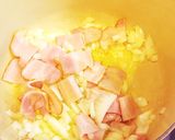 緑野菜とベーコンの玄米スープリゾット♡作り方5写真