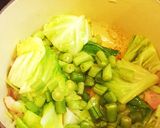緑野菜とベーコンの玄米スープリゾット♡作り方7写真