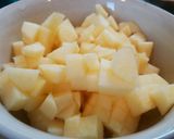＊レンジで超簡単！りんごのコンポート＊作り方1写真