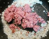 ガッツリ系！挽き肉のガーリックライス作り方4写真