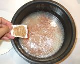 簡単ツナ缶きのこコンソメのピラフ♪炊飯器作り方3写真