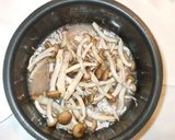 簡単ツナ缶きのこコンソメのピラフ♪炊飯器作り方4写真