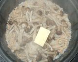 簡単ツナ缶きのこコンソメのピラフ♪炊飯器作り方5写真