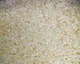 あみえびと大根の葉っぱの簡単♪おこわ作り方1写真