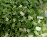 あみえびと大根の葉っぱの簡単♪おこわ作り方2写真