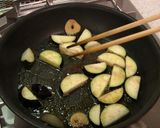 牡蠣と茄子のトマトスパゲティ♪作り方3写真