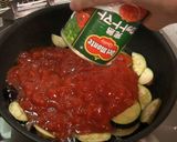 牡蠣と茄子のトマトスパゲティ♪作り方4写真