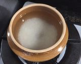 釜めしの釜で1人分の七草がゆ作り方2写真