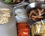 具沢山な引き煮〆〜山菜、根菜、乾物で。作り方1写真