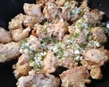 鶏むねふわり*ねぎ塩から丼*作り方5写真