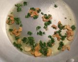 【そばすた】ニンニク香る海老とほうれん草作り方2写真